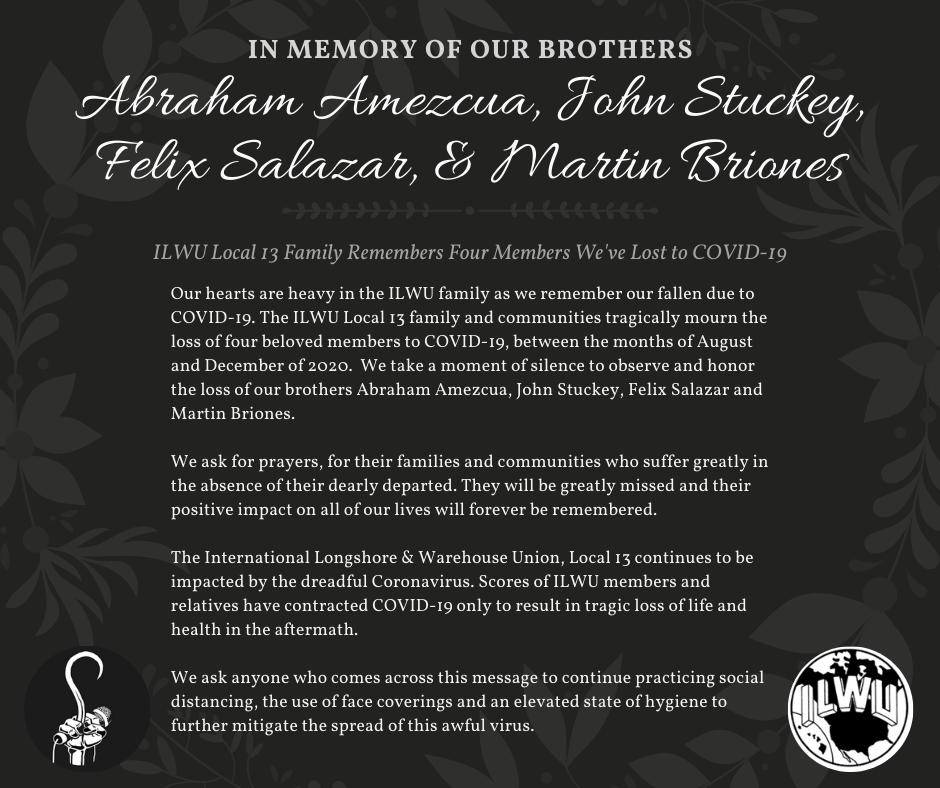 In Memory of Our Brothers