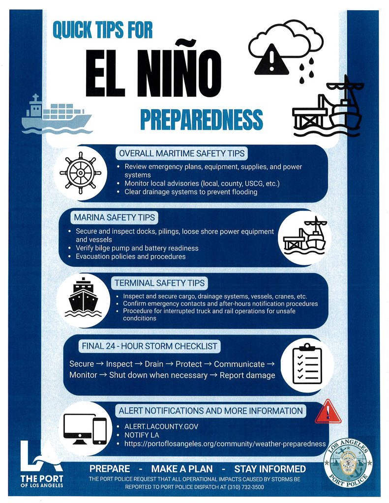Quick Tips for El Niño Preparedness